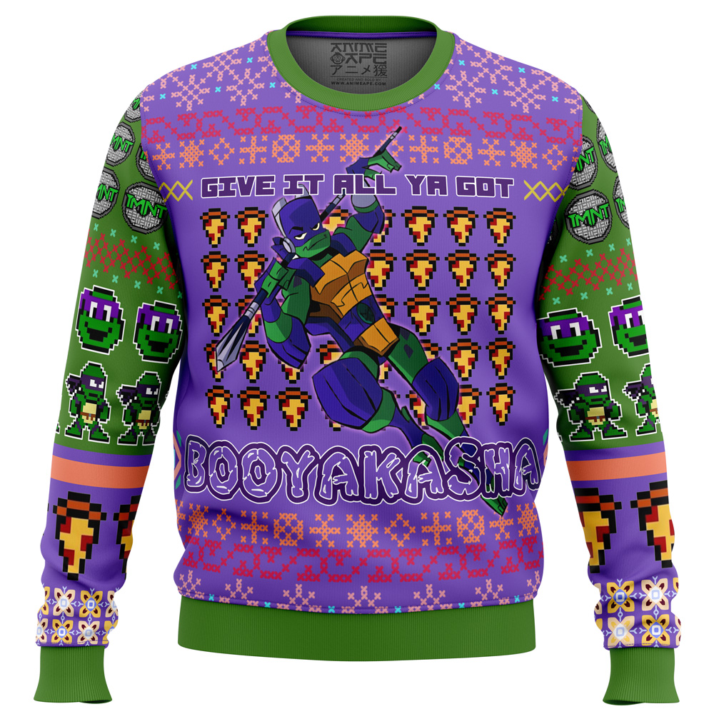 TMNT Teenage Mutant Ninja Turtles Tacky Ugly Christmas Sweatshirt - The  Ugly Sweater Shop