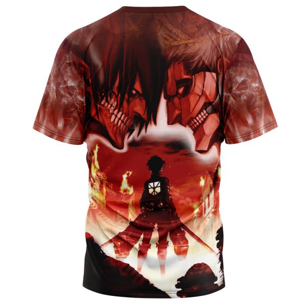 Burning Attack on Titan T-Shirt - Image 2
