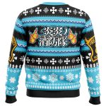 Christmas Flame Fire Force Ugly Christmas Sweater - Image 4
