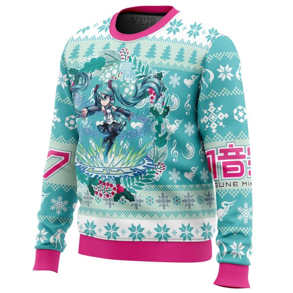Christmas Symphony Hatsune Miku Ugly Christmas Sweater - Image 2
