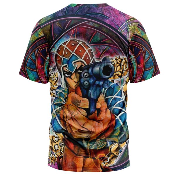 Trippy Guido Mista Six Bullets Jojo's Bizarre Adventure T-Shirt - Image 2