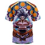 Trippy Ultra Instinct Goku Dragon Ball Super T-Shirt - Image 2