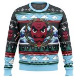 Christmas Sakonji Urokodaki Demon Slayer Ugly Christmas Sweater - Image 5