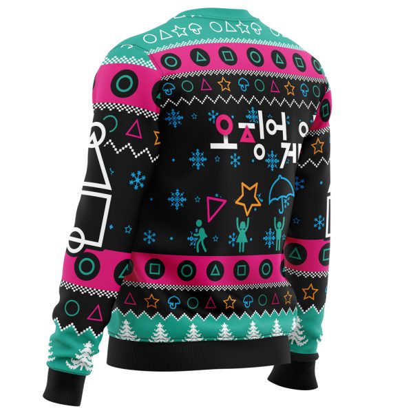 The Game is On Squid Game Christmas Sweater - Image 3