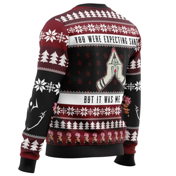You Were Expecting Santa Sukuna Jujutsu Kaisen Ugly Christmas Sweater - Image 3