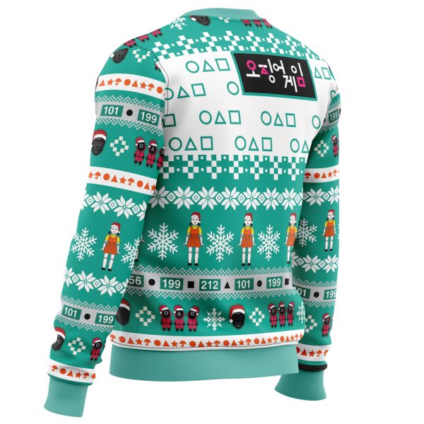 Merry Squidmas Squid Game Christmas Sweater - Image 3