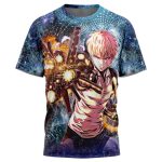 Trippy Genos One Punch Man T-Shirt - Image 3