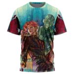 Trippy Kakyoin Hierophant Green Jojo's Bizarre Adventure T-Shirt - Image 3