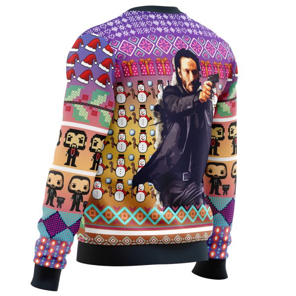 John Wick Ugly Christmas Sweater - Image 3