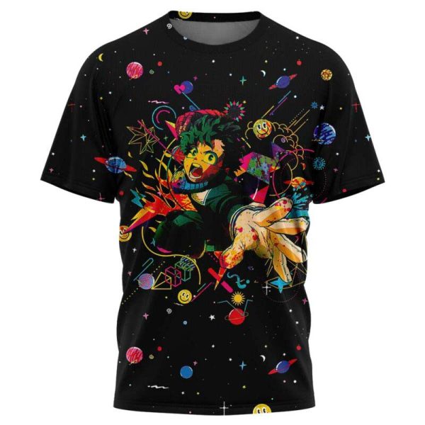 Retro Universe Deku My Hero Academia T-Shirt - Image 3