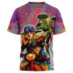 Trippy Gyro Zeppeli Ball Breaker Jojo's Bizarre Adventure T-Shirt - Image 3