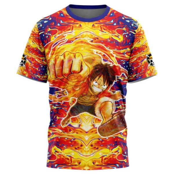 One Piece Trippy Luffy T-Shirt - Image 3