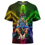 Trippy Narancia Lil Bomber Jojo's Bizarre Adventure T-Shirt - Image 3
