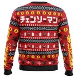 Christmas Dream Chainsaw Man Ugly Christmas Sweater - Image 4