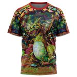 Trippy Charizard Pokemon T-Shirt - Image 3