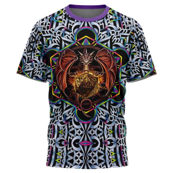 Trippy Dungeons & Dragons T-Shirt - Image 3