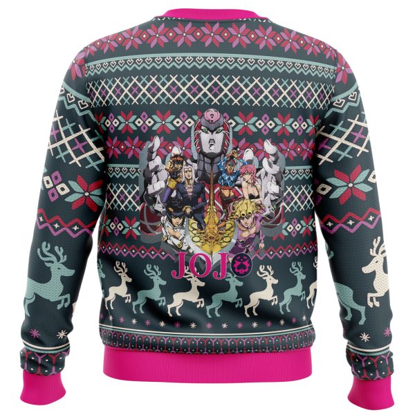 Golden Wind Jojo's Bizarre Adventure Ugly Christmas Sweater - Image 2