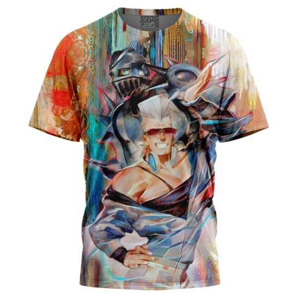 Trippy Polnareff Silver Chariot Jojo's Bizarre Adventure T-Shirt - Image 3