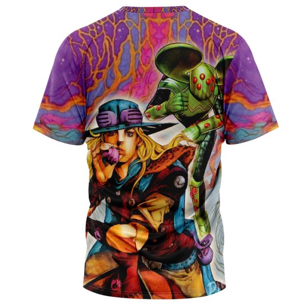 Trippy Gyro Zeppeli Ball Breaker Jojo's Bizarre Adventure T-Shirt - Image 2