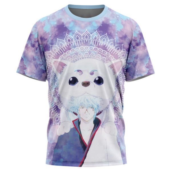 Gintoki and Sadaharu Gintama T-Shirt - Image 3