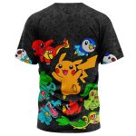 Vibing Pokemon Characters T-Shirt - Image 2