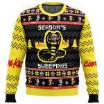 Season's Sweepings Cobra Kai Ugly Christmas Sweater