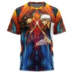 Shinsuke vs Gintoki Gintama T-Shirt - Image 3