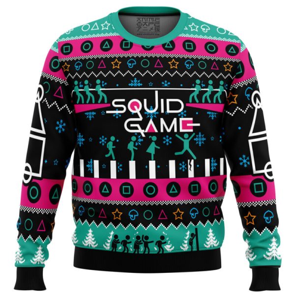 The Game is On Squid Game Christmas Sweater - Image 5