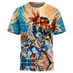 Trippy Rohan Kishibe Heaven's Door Jojo's Bizarre Adventure T-Shirt - Image 3