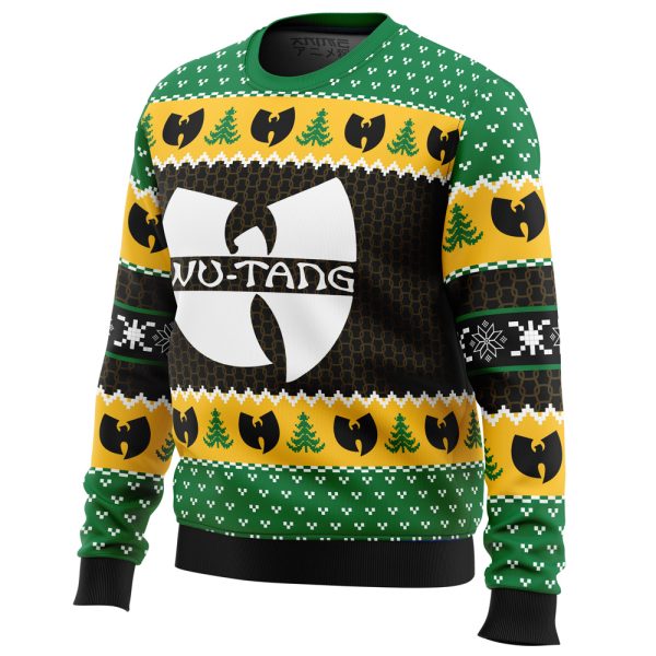 Yah It's Christmas Time Yo Wu Tang Clan Ugly Christmas Sweater - Image 2
