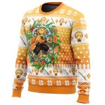 Christmas Zenitsu Agatsuma Demon Slayer Ugly Christmas Sweater - Image 2