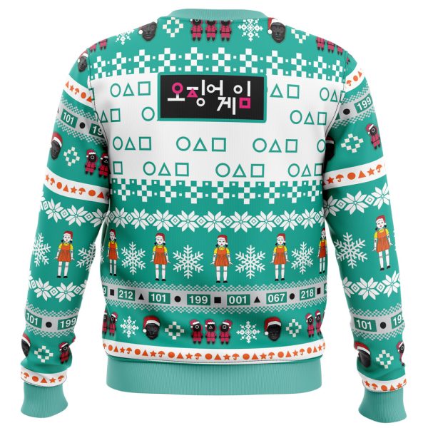 Merry Squidmas Squid Game Christmas Sweater - Image 4