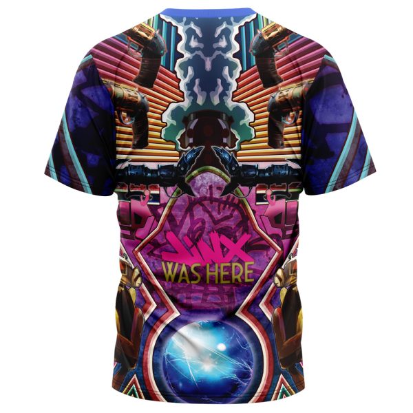 Trippy Jinx Arcane League of Legends T-Shirt - Image 2