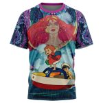 Trippy Ponyo Studio Ghibli T-Shirt - Image 3