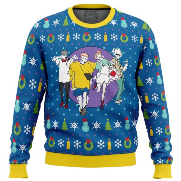 Fun Walk Jujutsu Kaisen Ugly Christmas Sweater - Image 5
