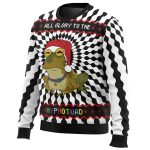 All Glory To The Hypnotoad Ugly Christmas Sweater - Image 2