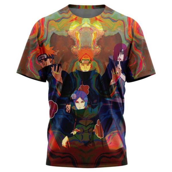 Naruto Neon Bond Akatsuki T-Shirt - Image 3