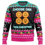 Choose One This Christmas Squid Game Christmas Sweater - Image 5
