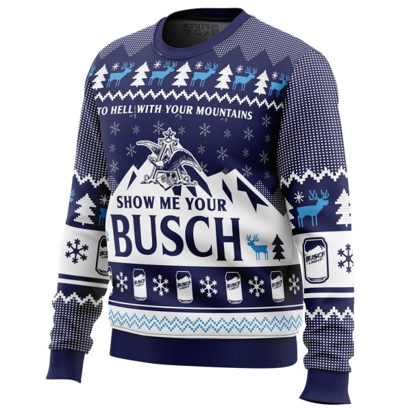 Show Me Your Busch Ugly Christmas Sweater - Image 2