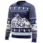 Show Me Your Busch Ugly Christmas Sweater - Image 2