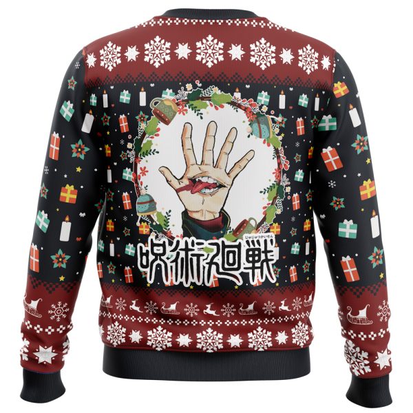 Sukuna Christmas Jujutsu Kaisen Ugly Christmas Sweater - Image 4