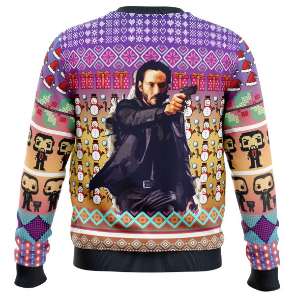 John Wick Ugly Christmas Sweater - Image 4