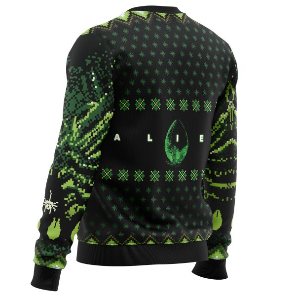 Xenomorph Alien Ugly Christmas Sweater - Image 3
