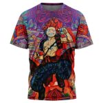 Trippy Kirishima Red Riot My Hero Academia T-Shirt - Image 3