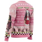 Christmas Nezuko Kamado Demon Slayer Ugly Christmas Sweater - Image 3