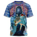Trippy Castle in the Sky Studio Ghibli T-Shirt - Image 3