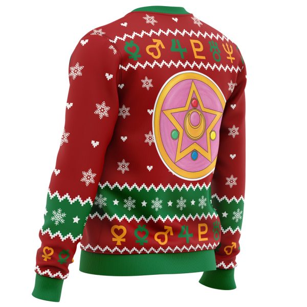 Christmas Sailor Guardians Sailor Moon Ugly Christmas Sweater - Image 3