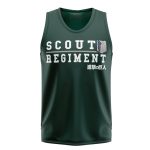 Scouting Regiment Attack on Titan Basketball Jersey