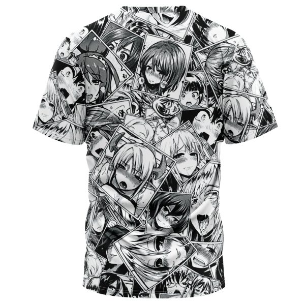 Ahegao Manga Collage T-Shirt - Image 2