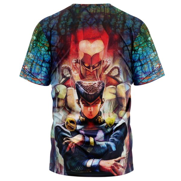 Trippy Josuke Shining Diamond Jojo's Bizarre Adventure T-Shirt - Image 2